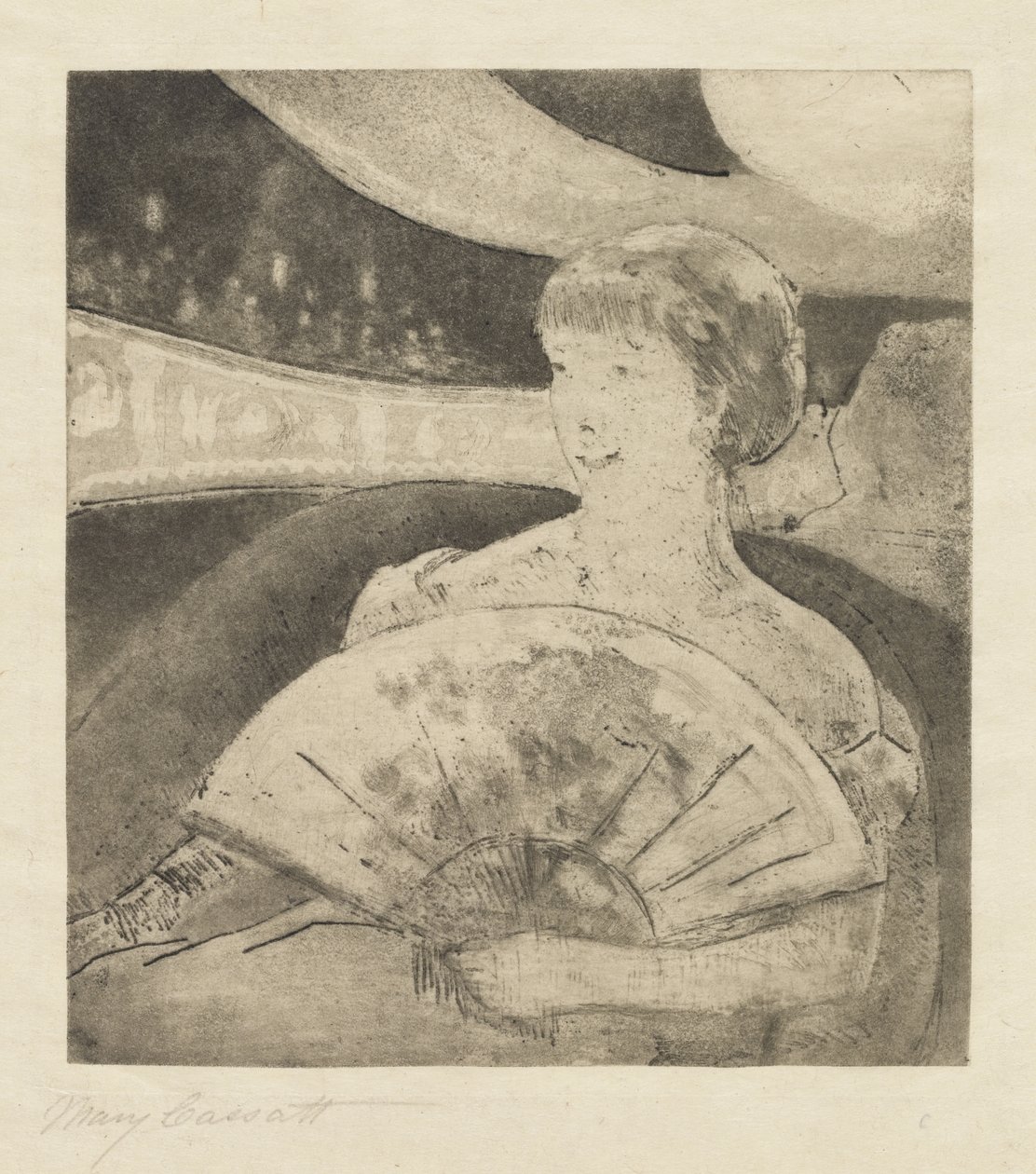 I Operalådan av Mary Cassatt