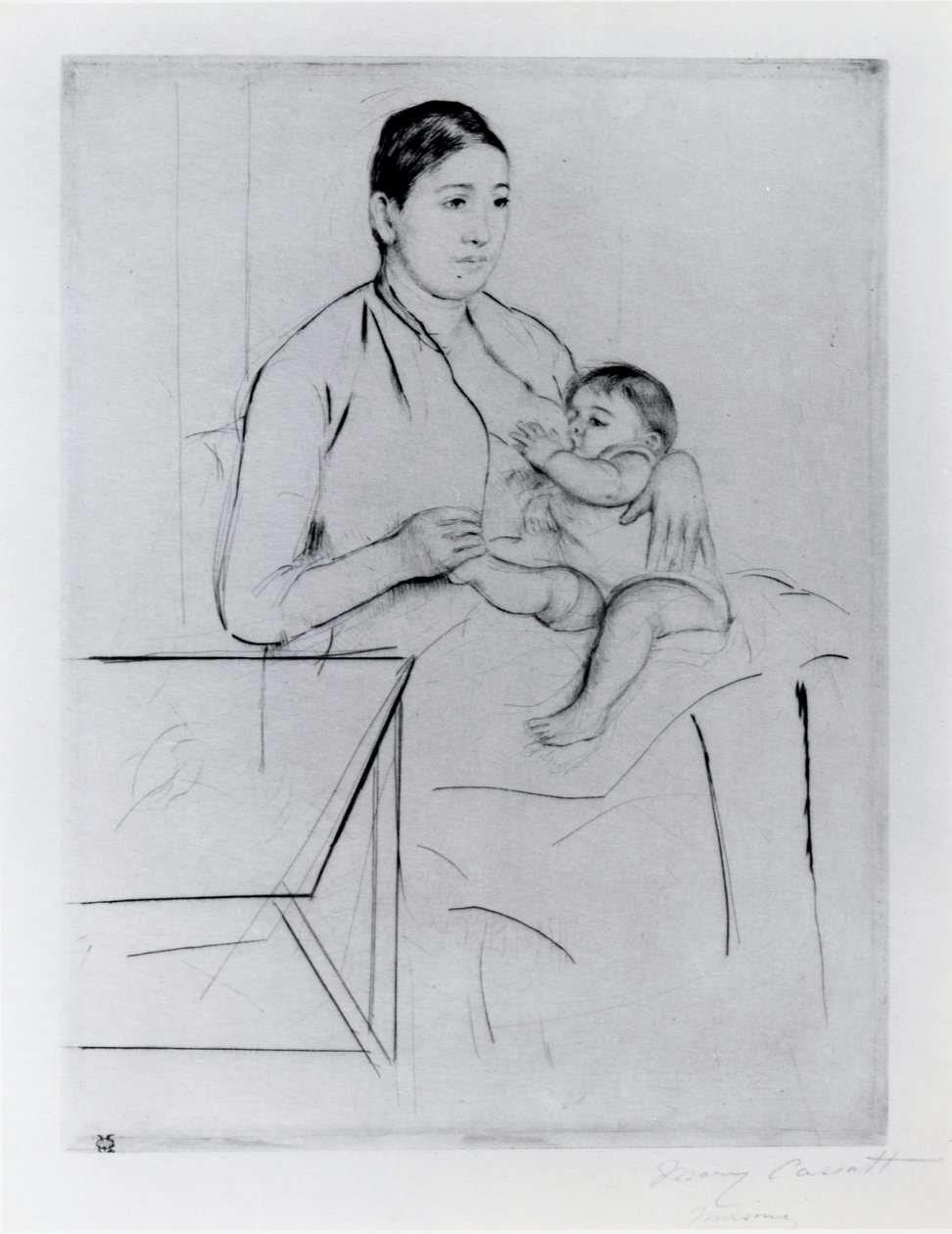 Amning av Mary Stevenson Cassatt