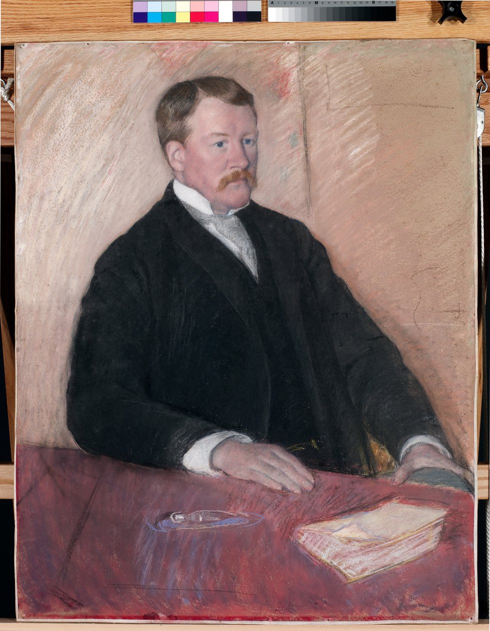 Porträtt av Alexander J. Cassatt av Mary Stevenson Cassatt