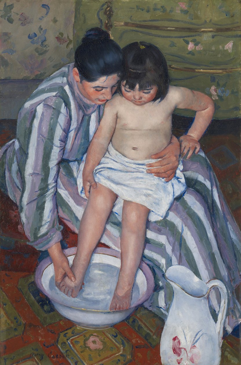 Barnets bad av Mary Stevenson Cassatt