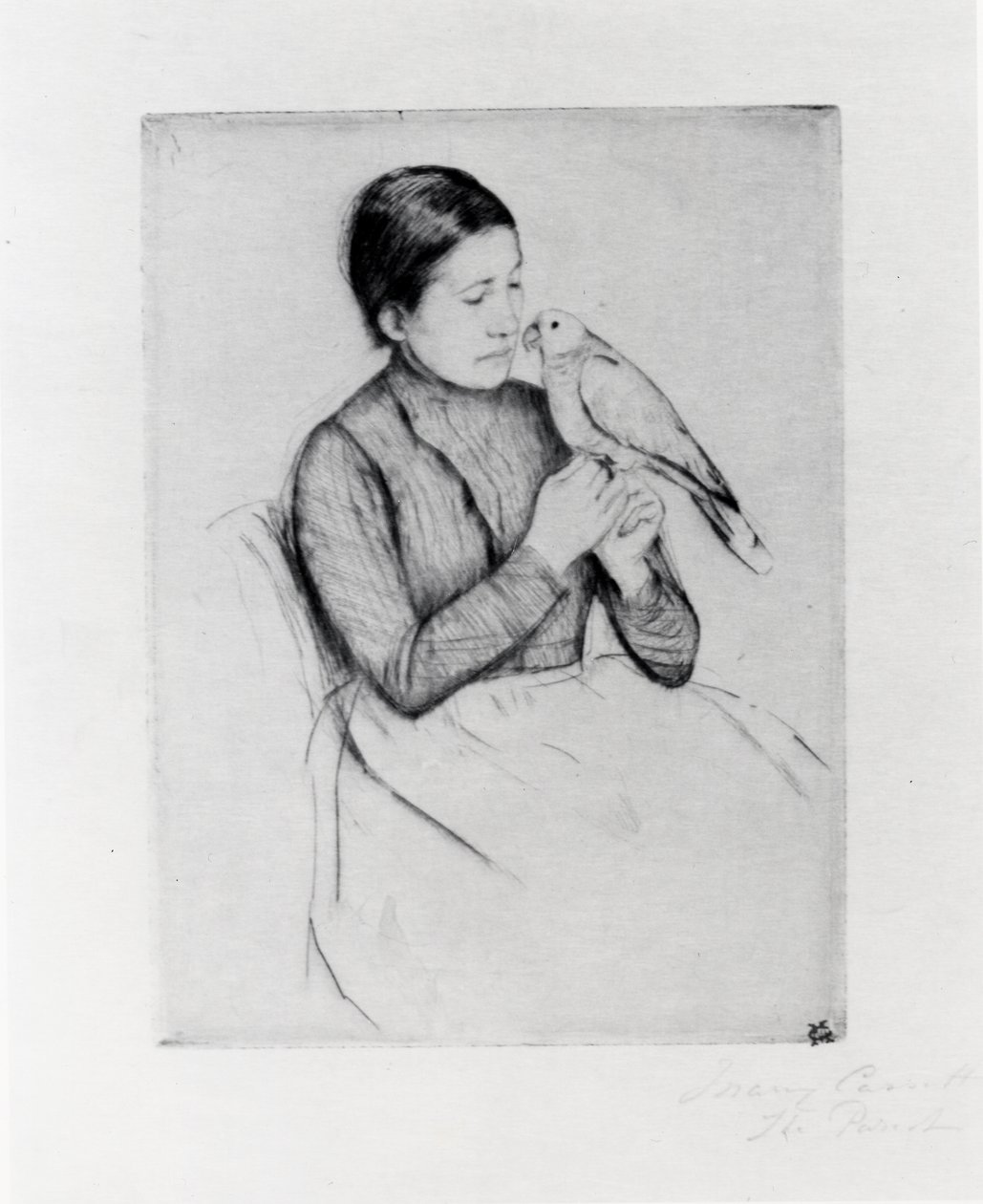 Papegojan av Mary Stevenson Cassatt