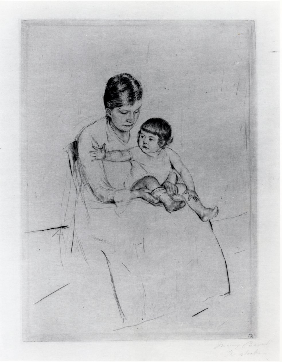 Strumpan av Mary Stevenson Cassatt