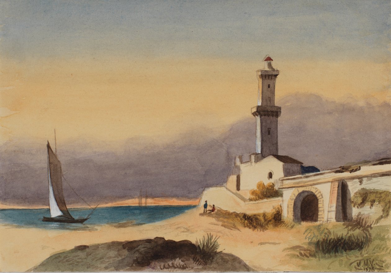 Utan titel (Landskap) av Mary Vaux Walcott