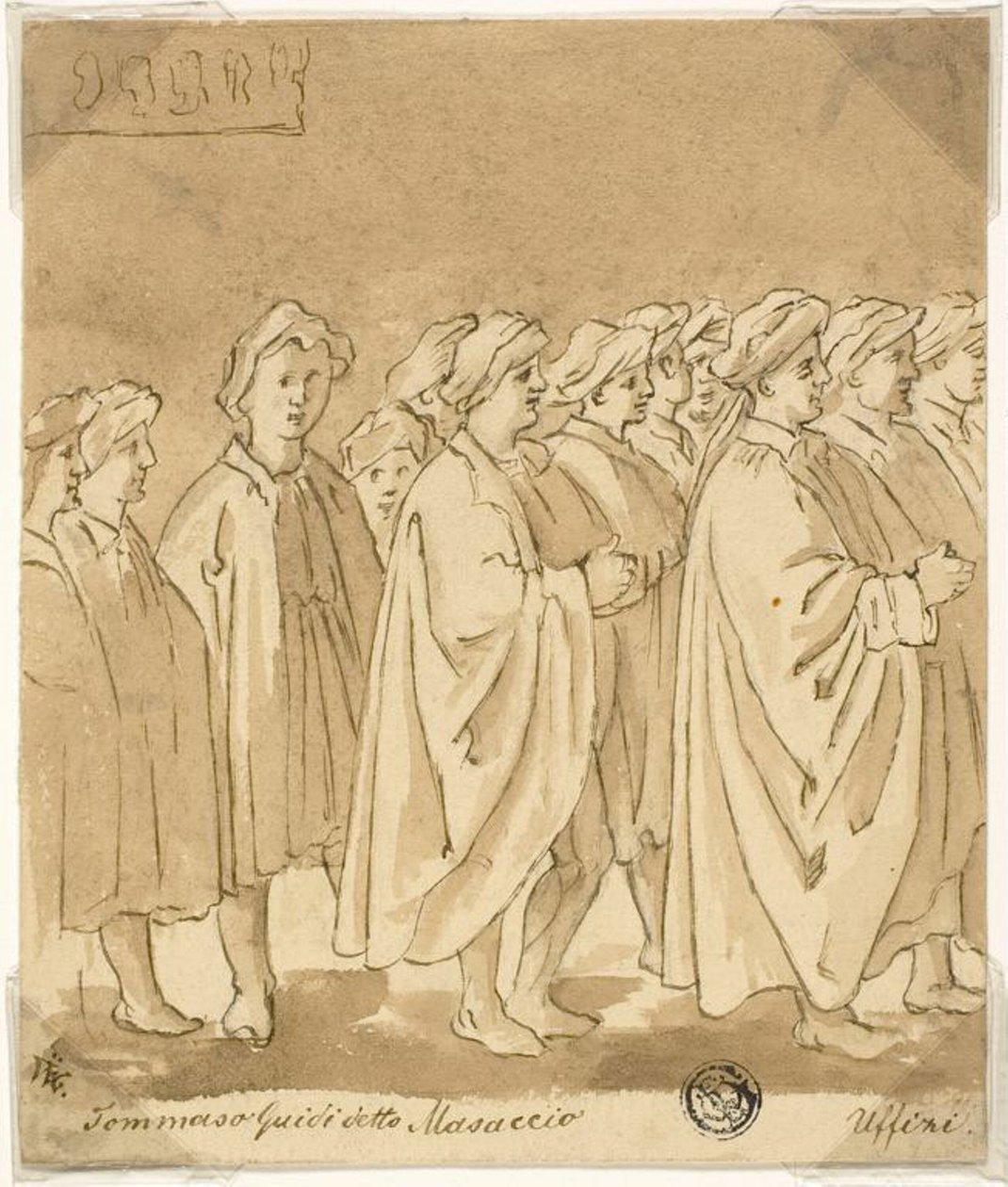 Procession av figurer av Masaccio