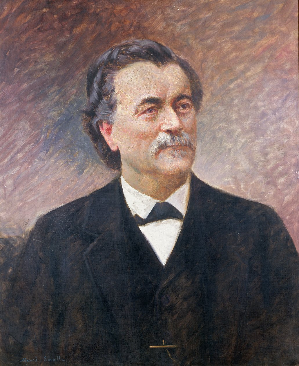 Porträtt av Paul Bert (1833-86) av Mascre Souville