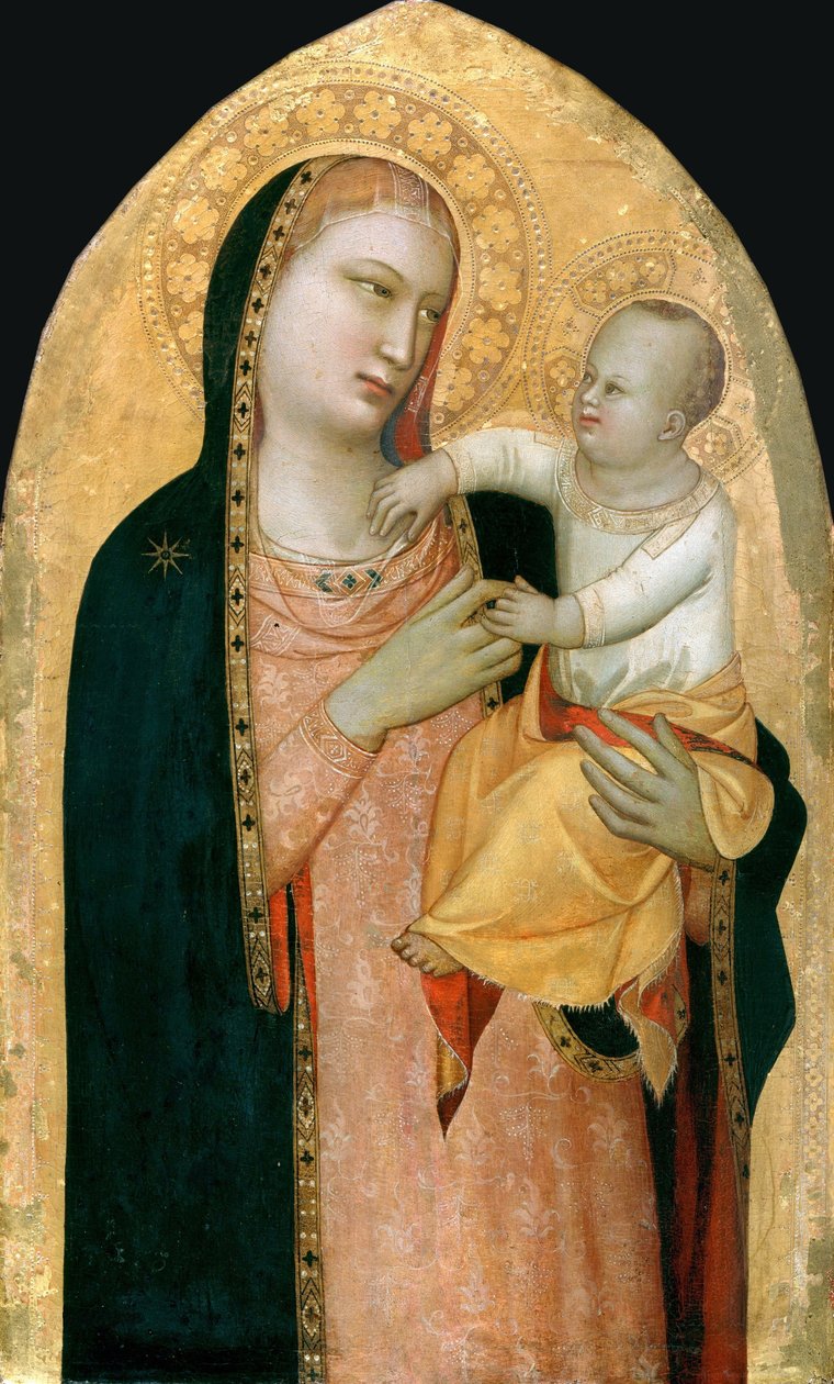 Madonna med barn av Maso di Banco