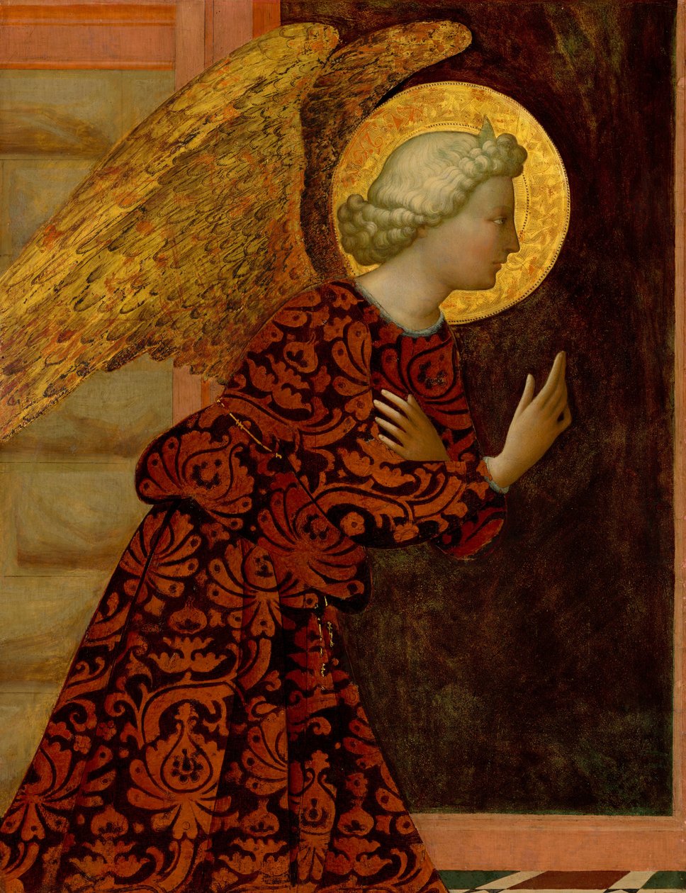 Ärkeängeln Gabriel av Masolino da Panicale