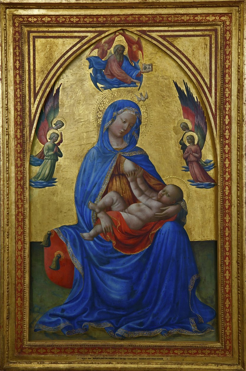 Jungfru och barn, ca 1435 av Tommaso Masolino da Panicale