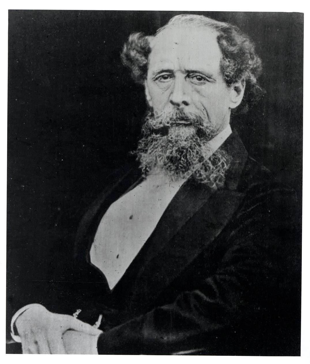 Charles Dickens (1812-70) vid femtioårsåldern, fotograferad av Mason und Co., ca 1862 av Mason and Co.