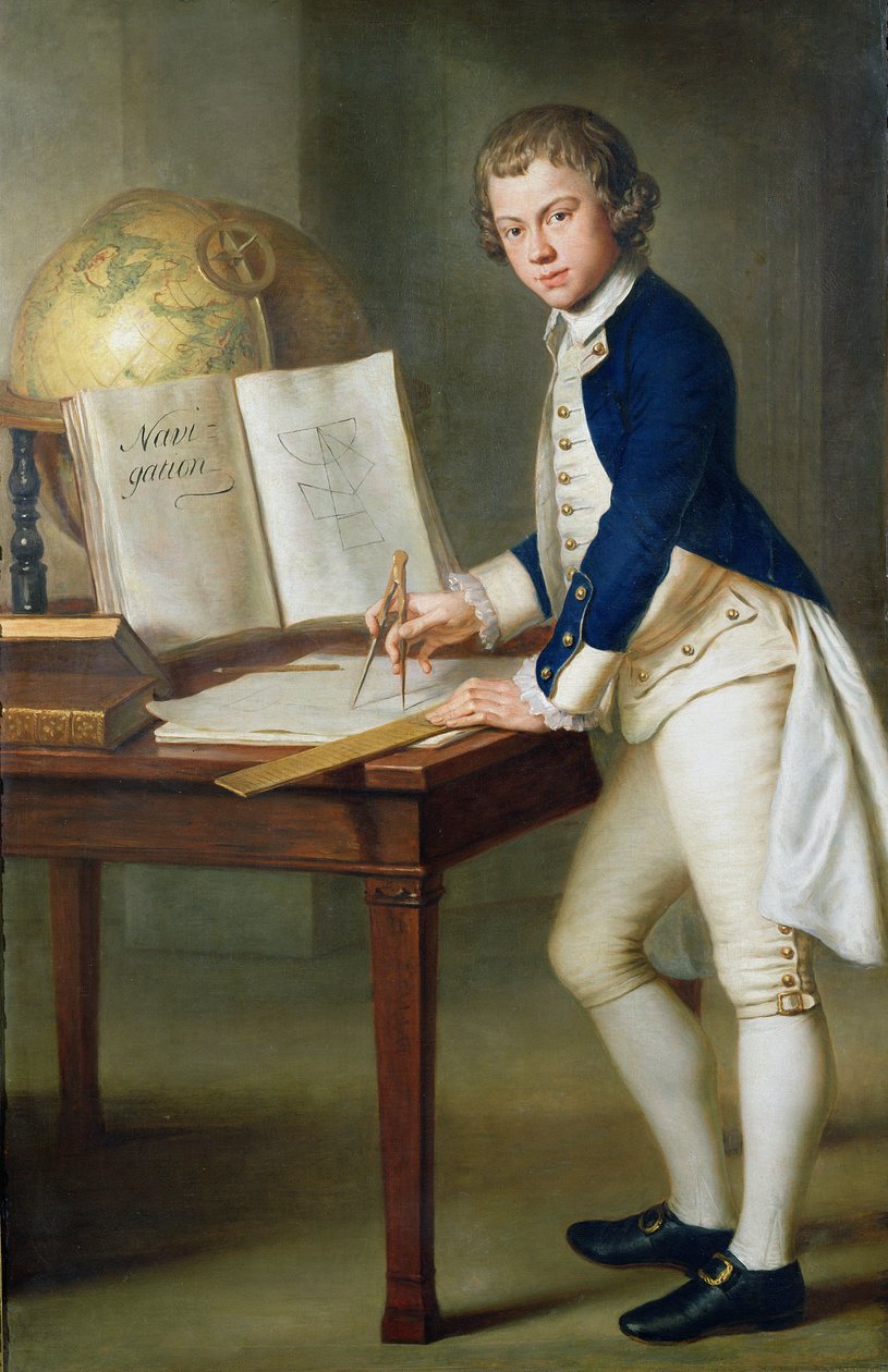 Porträtt av en Midshipman av Mason Chamberlain