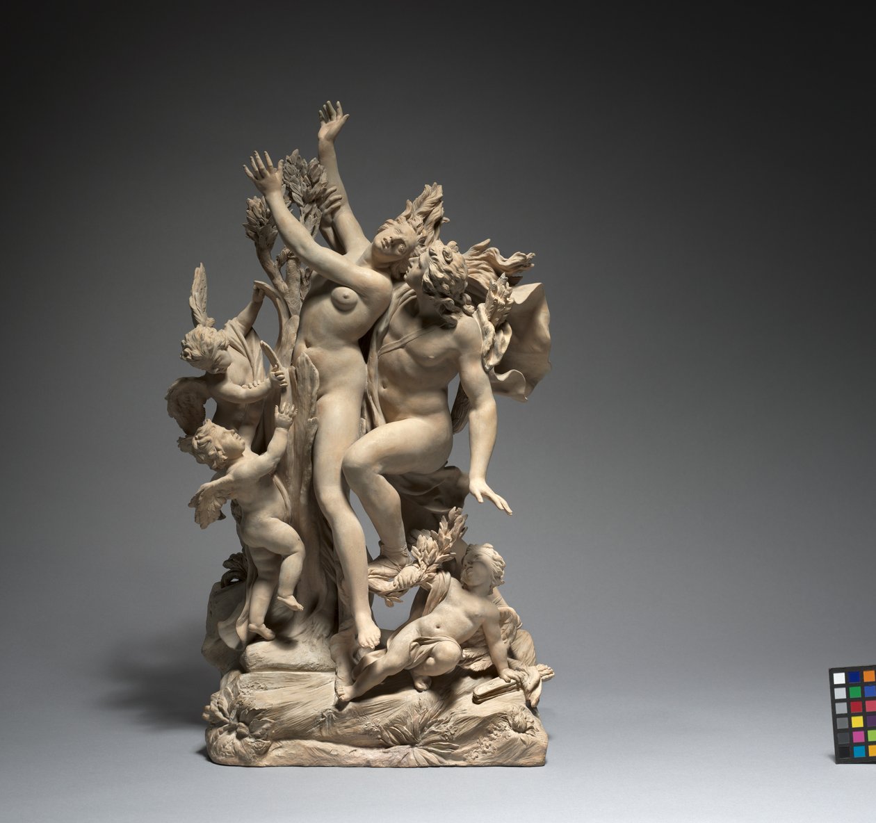 Apollo och Daphne, ca 1700 av Massimiliano Benzi Soldani