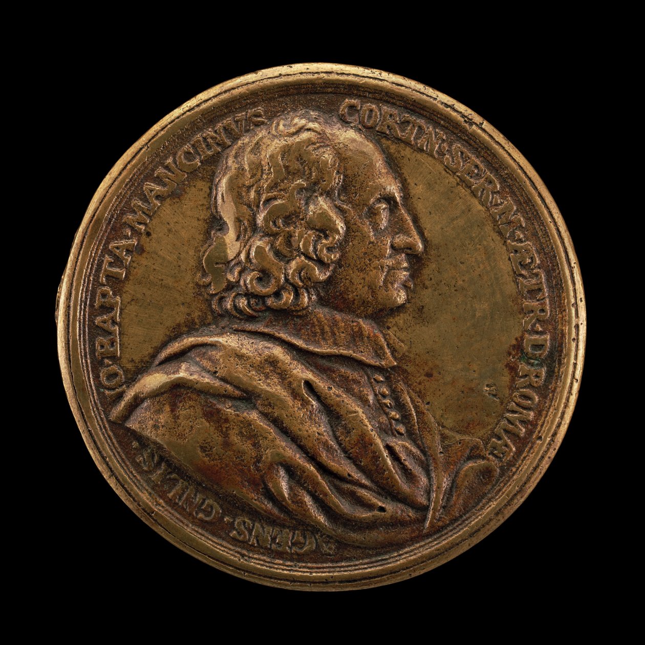 Giovanni Battista Mancini, död 1694, Generalagent för Toscana i Rom [framsidan], 1680. av Massimiliano Soldani
