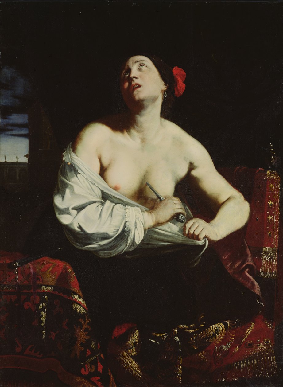 Lucretia, ca 1640 av Massimo Stanzione