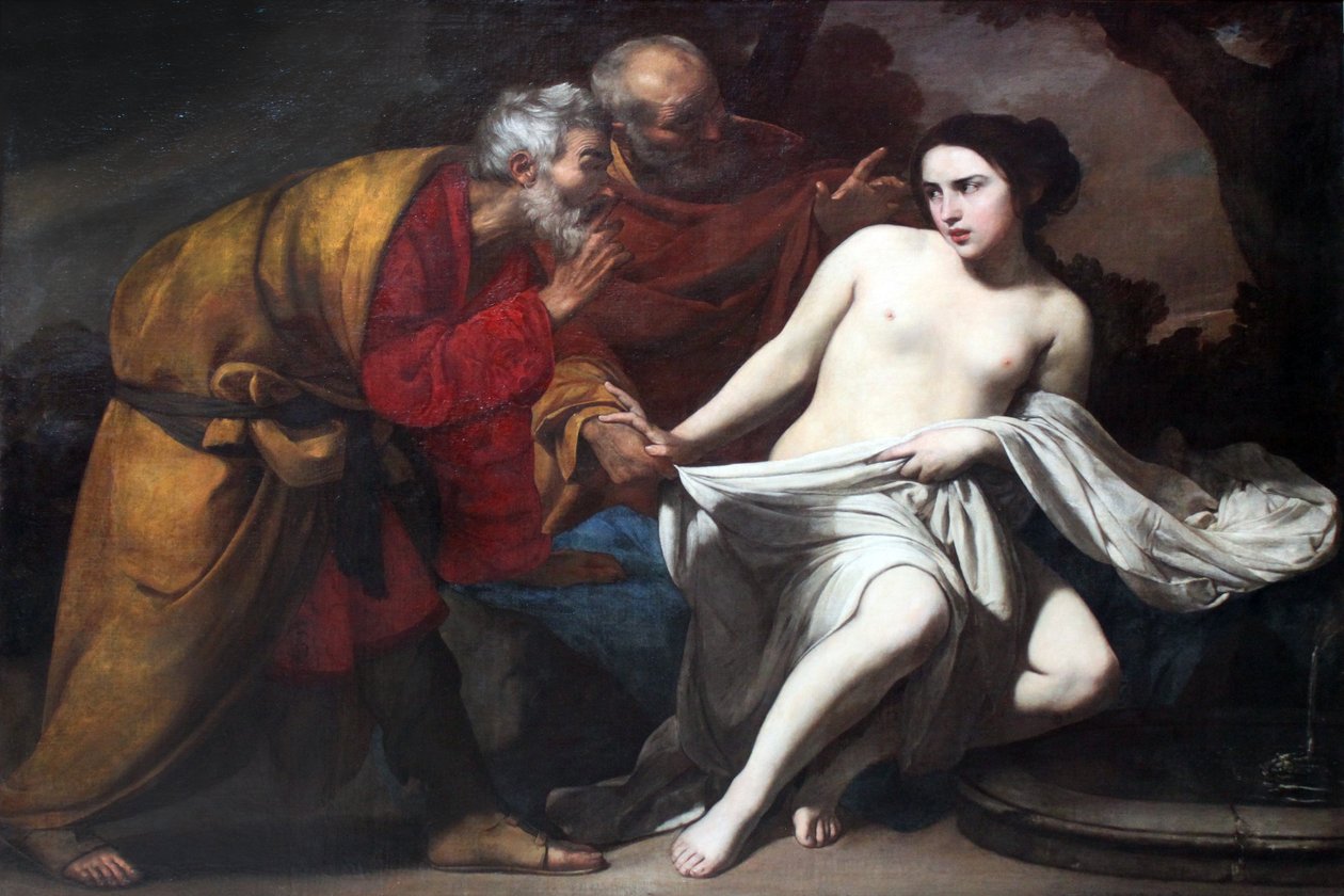 Susanna och de äldre av Massimo Stanzione
