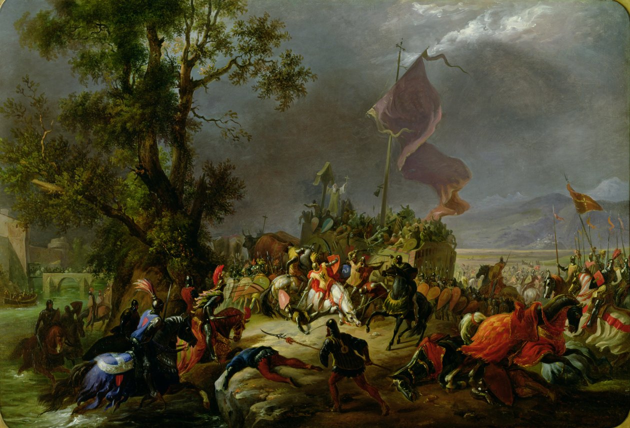 Slaget vid Legnano 1176, 1831 av Massimo Taparelli d