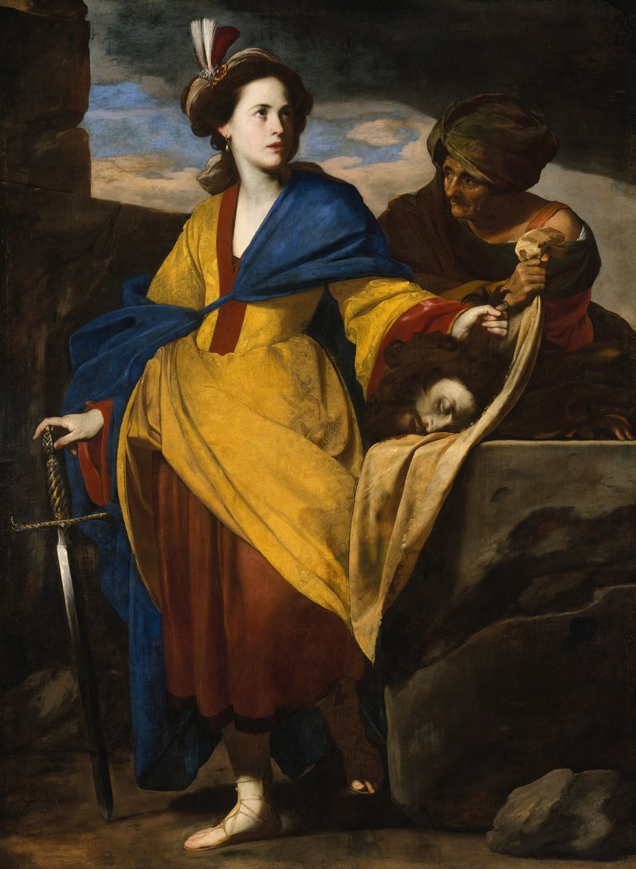 Judith med huvudet av Holofernes, ca. 1640. av Massimo Stanzione