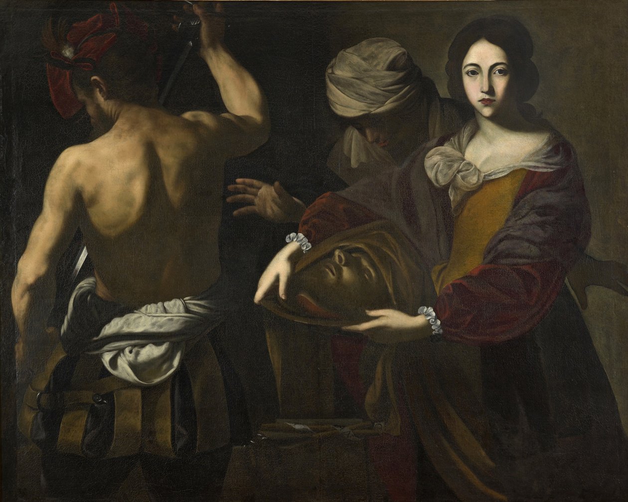 Salome med Johannes Döparens huvud, ca. 1620. av Massimo Stanzione