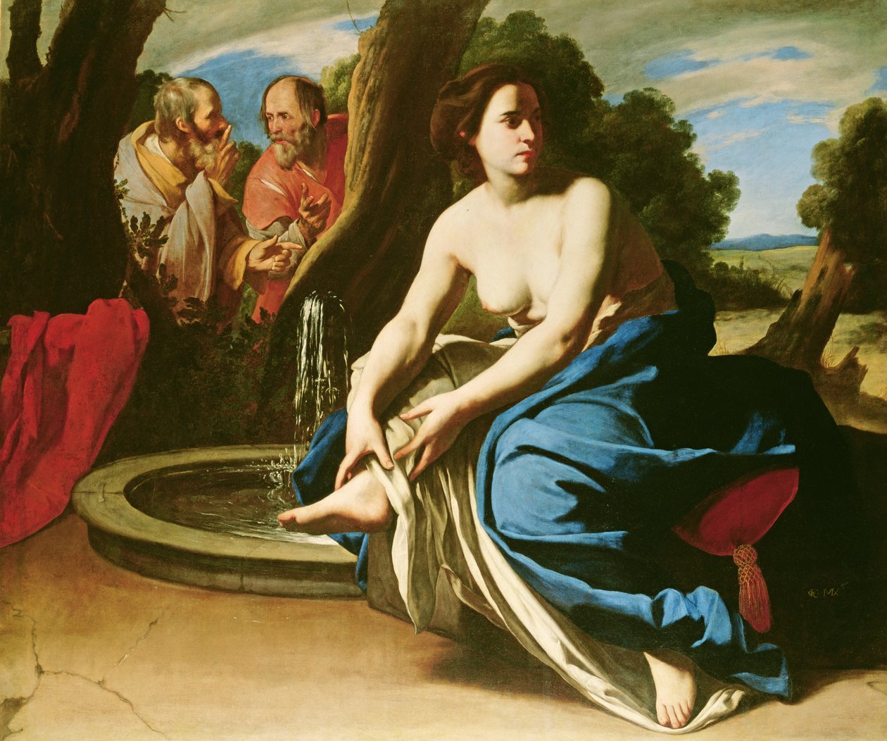 Susanna och de äldre av Massimo Stanzione
