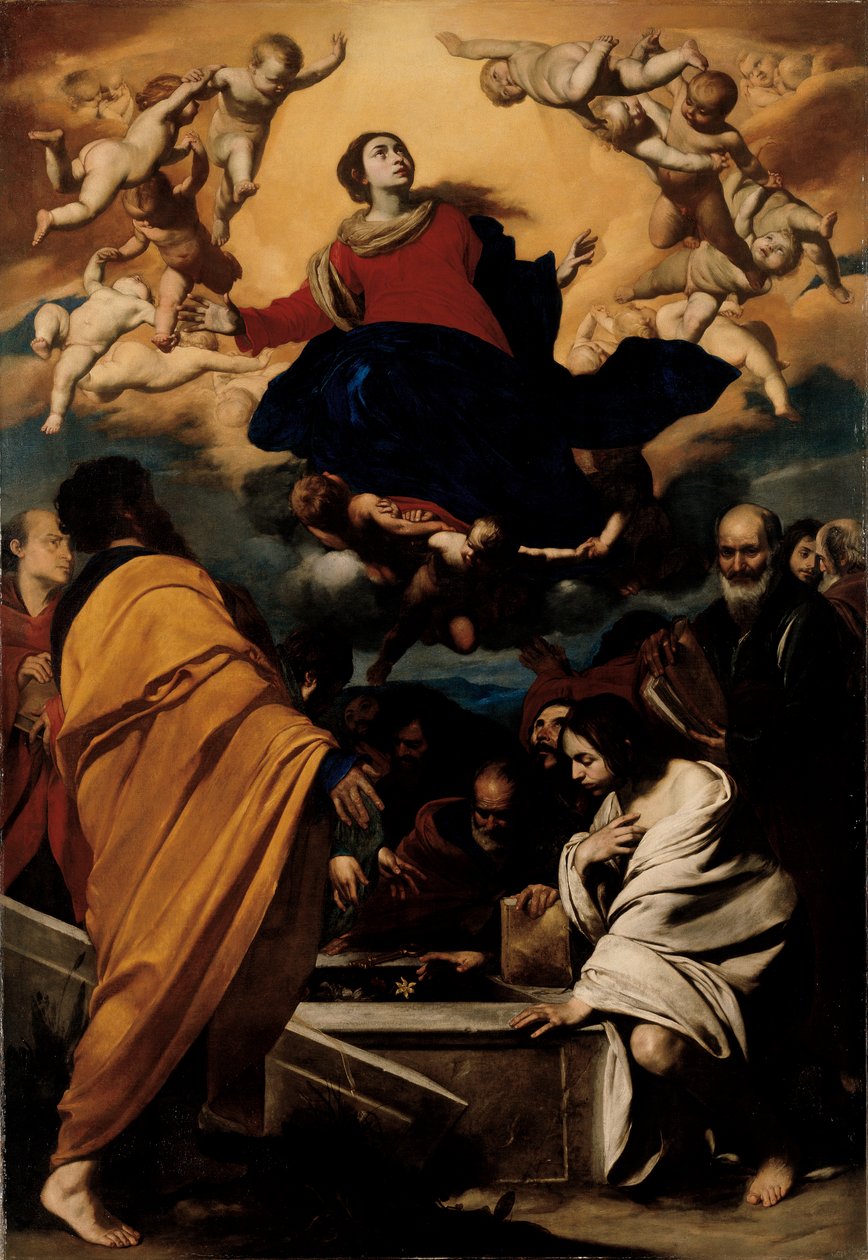 Jungfruns antagande, ca 1630-1635 av Massimo Stanzione