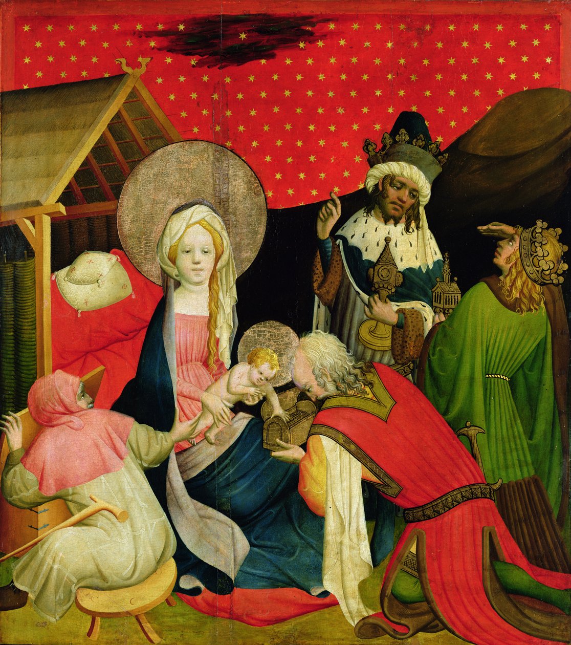 The Adoration of the Magi, panel från St. Thomas-altaret från St. John