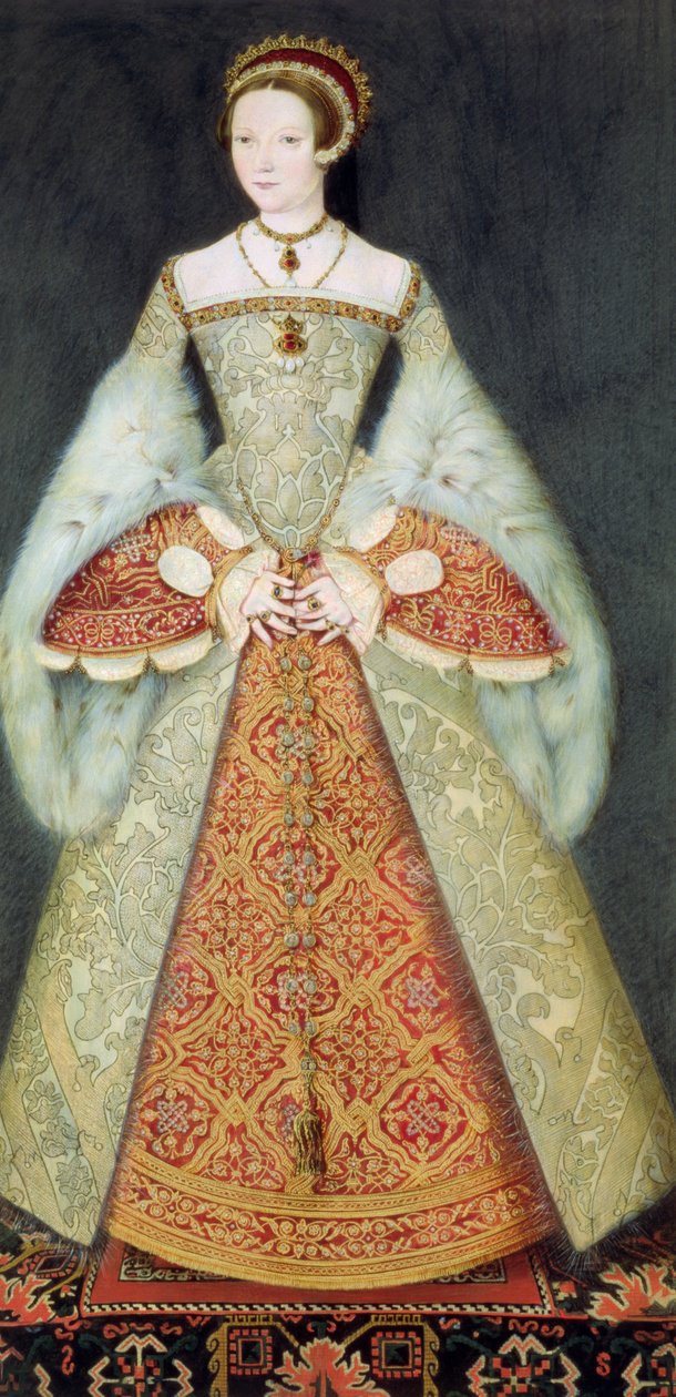 Porträtt av Catherine Parr (1512-48), 1545 av Master John