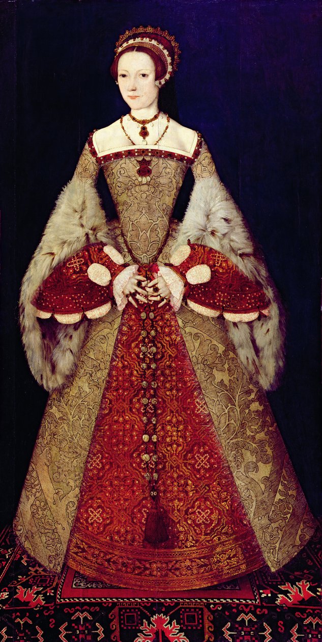 Porträtt av Catherine Parr, ca 1545 av Master John
