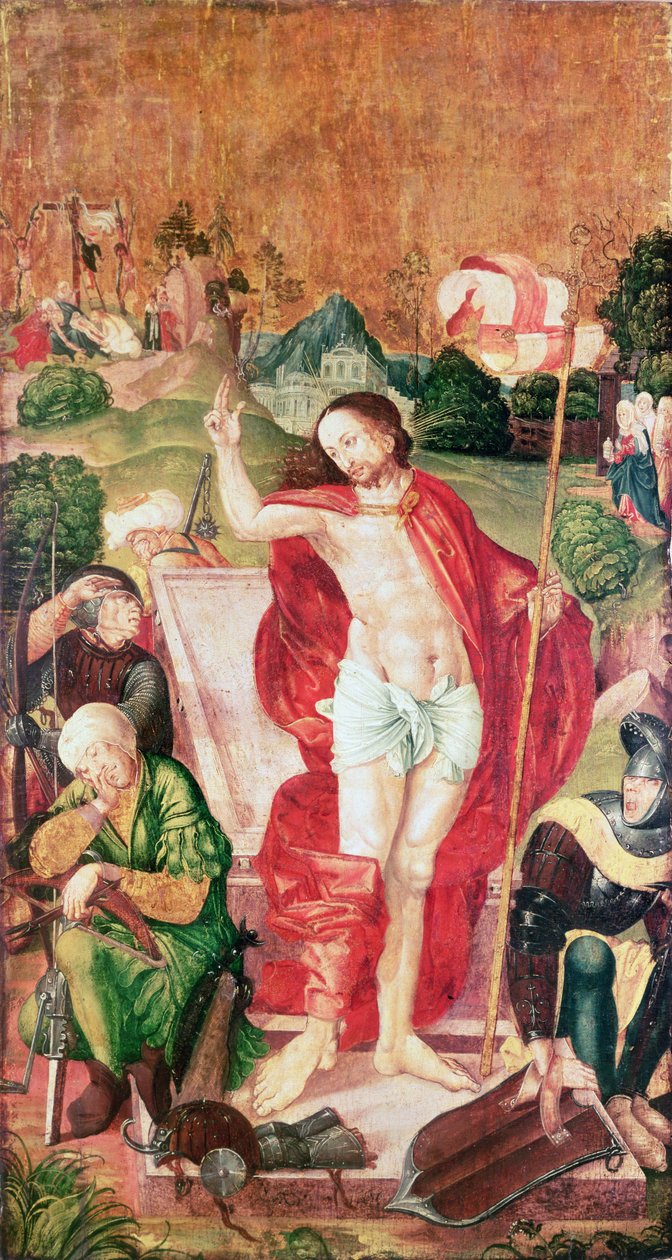 Uppståndelsen (tempera på panelen) av Master M.S.