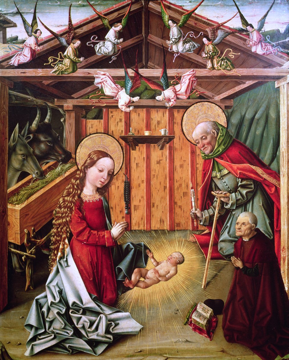 Kristi födelse, ca 1474-76 av Master of Avila Master of Avila