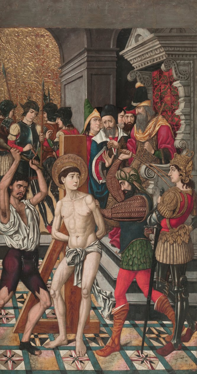Flagellering av Sankt Vincent av Master of Castelsardo