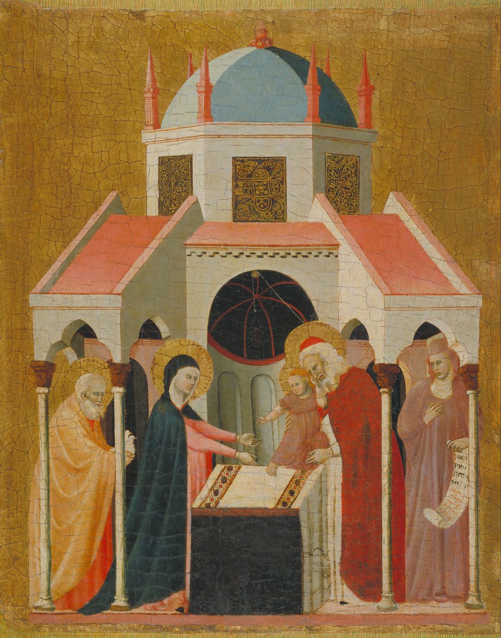 Presentation of Jesus at the Temple av Master of Cini the Madonna
