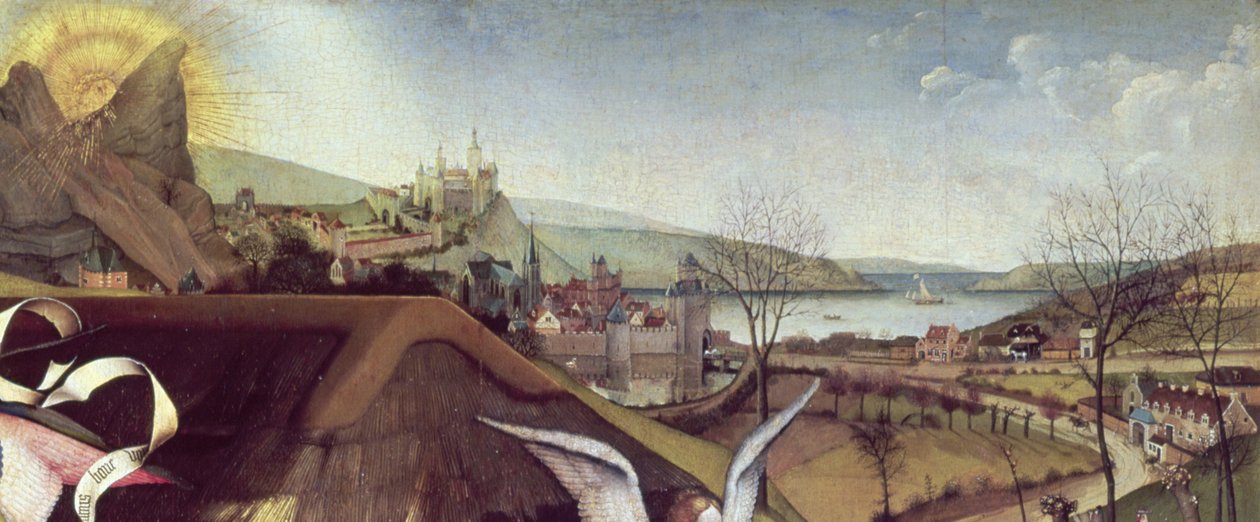 Nativity, ca 1425 (detalj av 128673) av Master of Flémalle