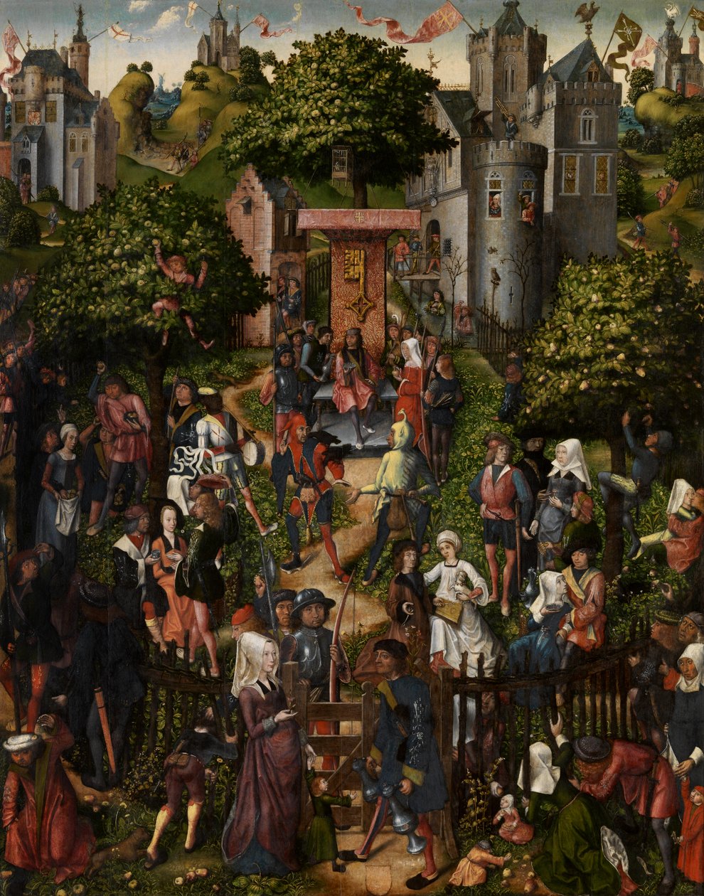Festival of the archers av Master of Frankfurt