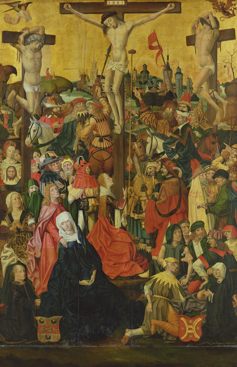 The Crucifixion, c.1500 (se även 182371) av Hamburg Master