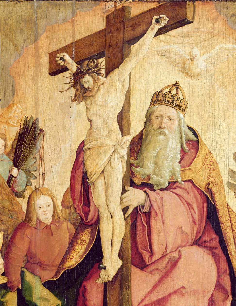 Den heliga treenigheten (detalj) av Master of Messkirch