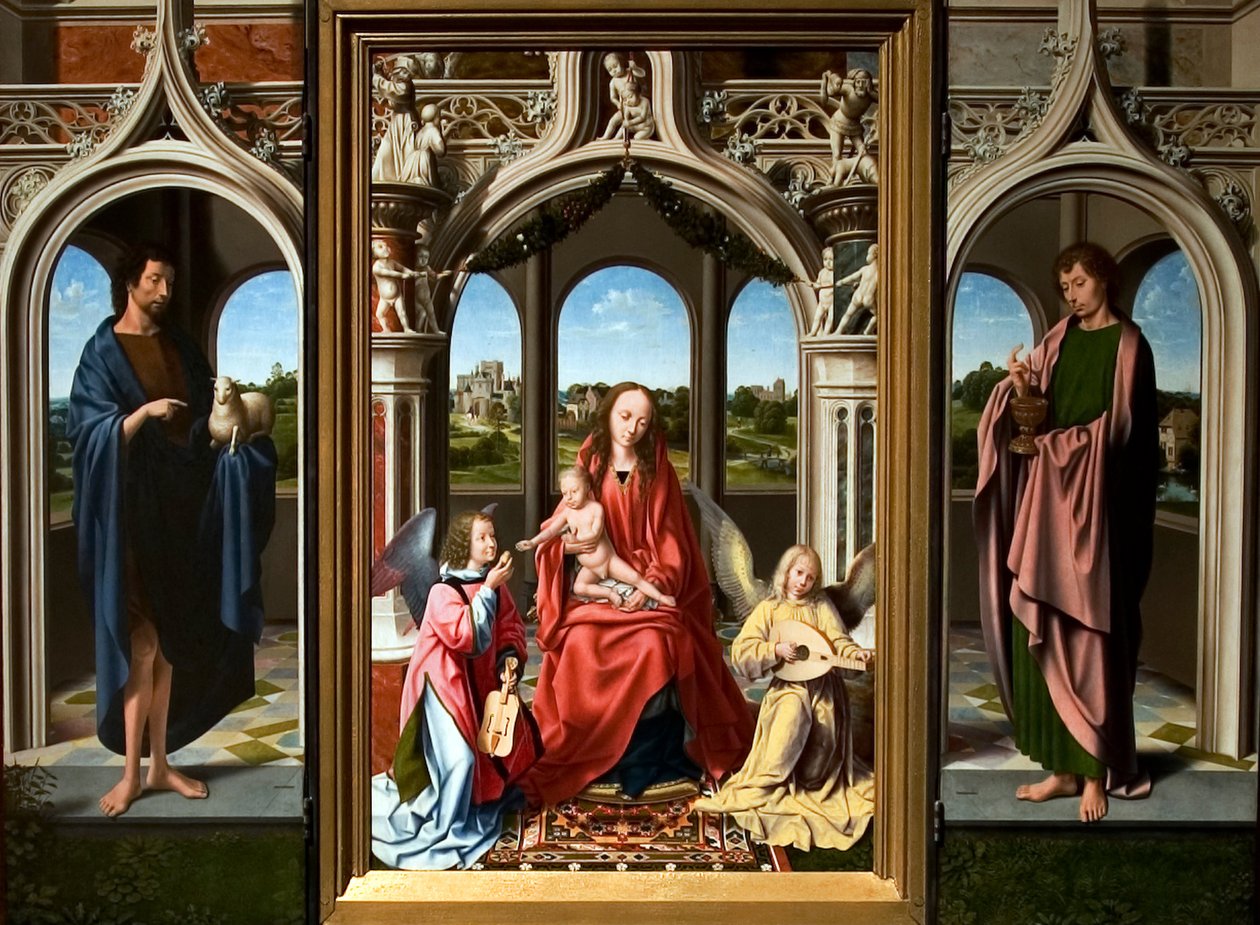 Morrison Triptyk av Master of Morrison the Triptych