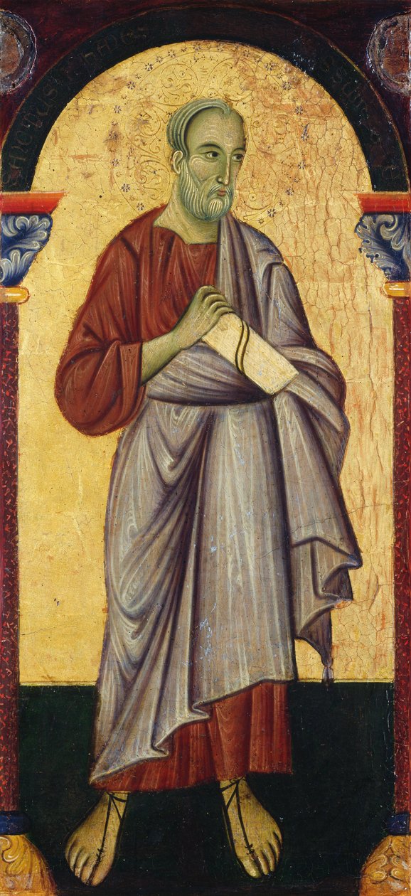 Evangelisten Johannes av Master of Saint Francis