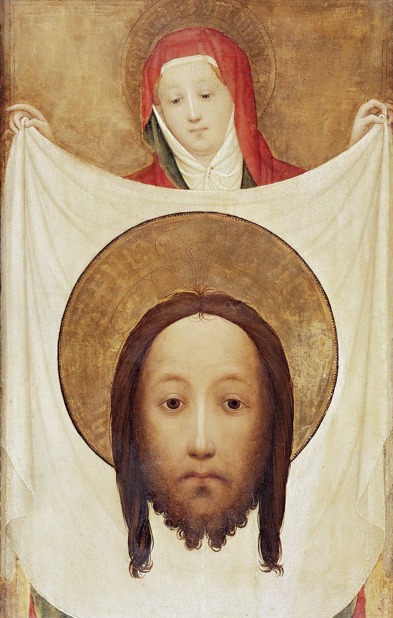 Saint Veronica med Sudarium, ca 1420 (olja på valnöt) av Master of Saint Veronica