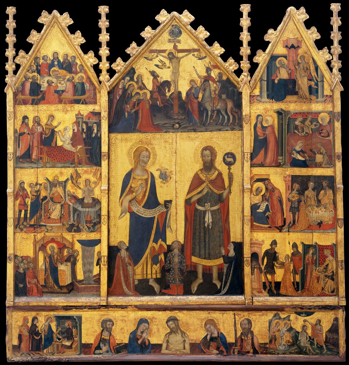 Altarpiece of the Saints John av Master of Santa Coloma de Queralt
