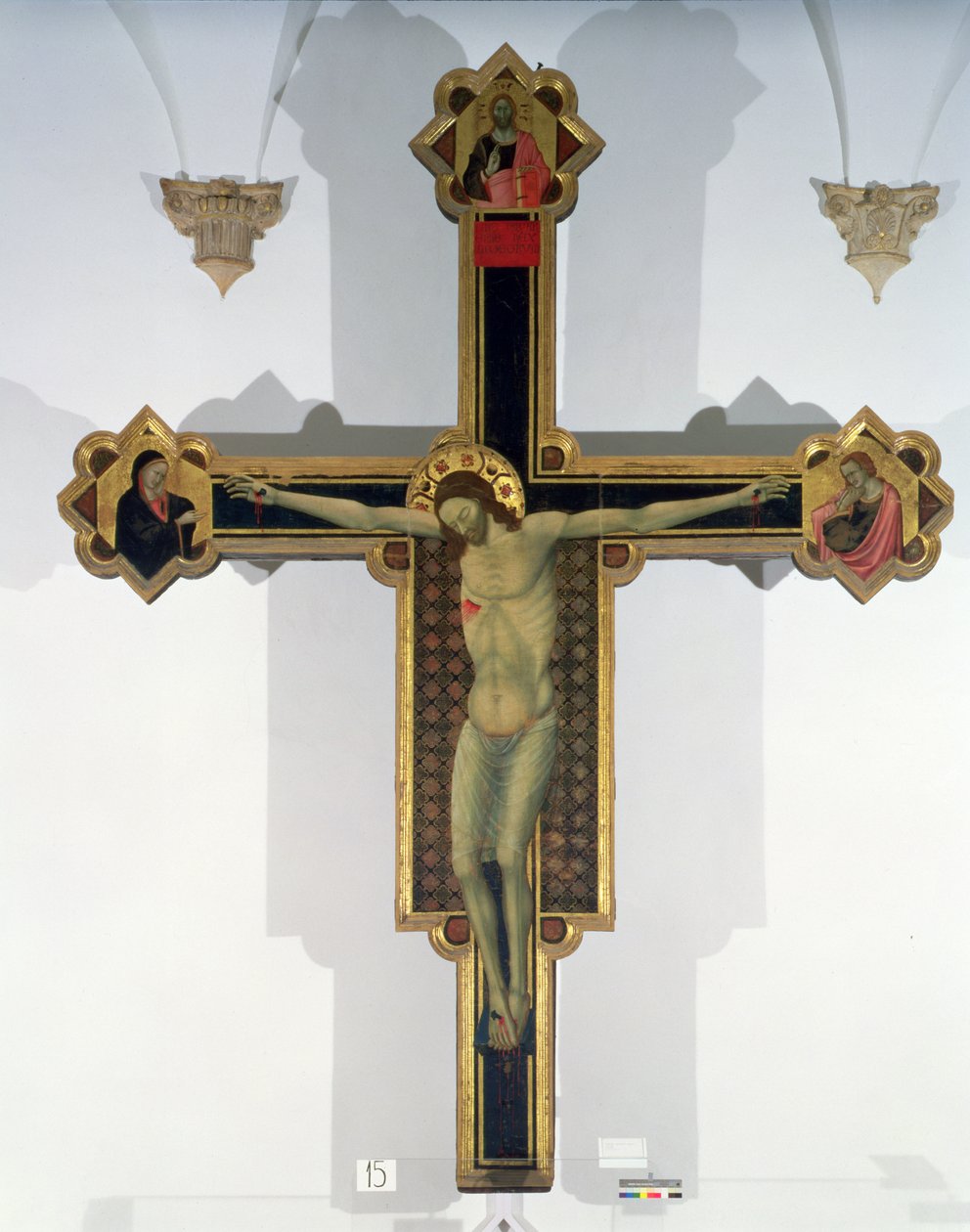 Korsfästelse (tempera på panel) av Master of Verucchio