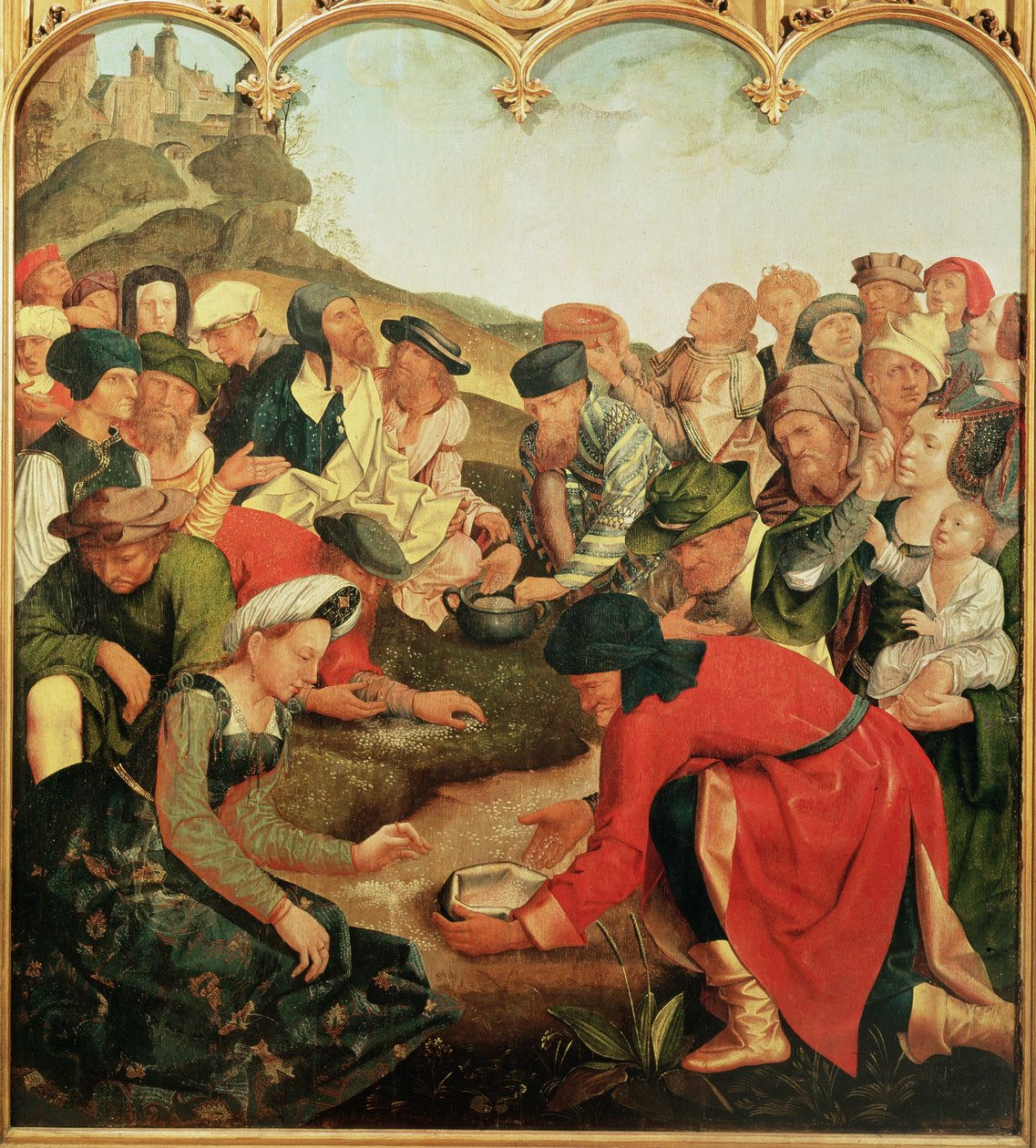O le aoina mai o le manai i le toafa av Master of the Evora Altarpiece