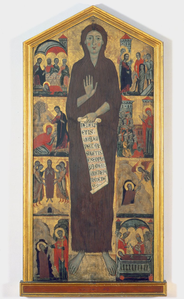 Den ångerfulla Magdalena (tempera på panel) av Master of the Magdalen
