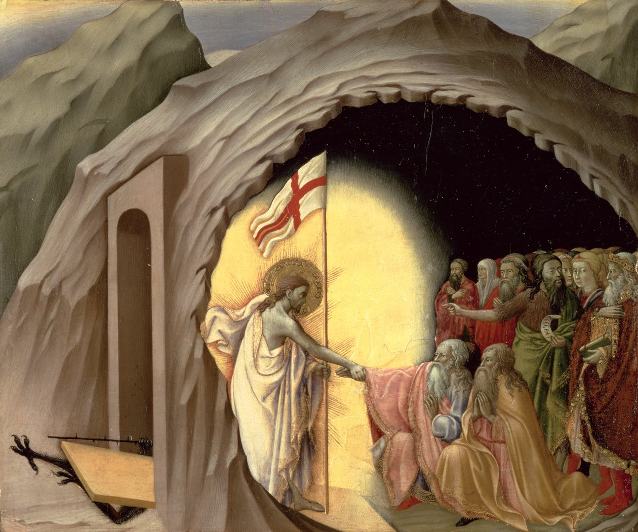 The Descent into Limbo, c.1440-44 (tempera på panel) av Master of the Osservanza