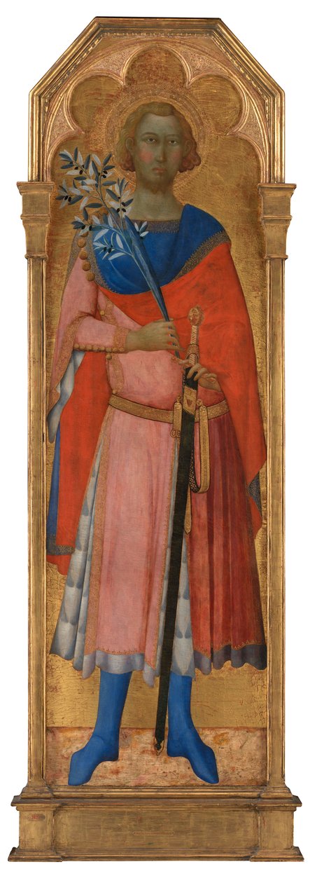 Skt. Victor af Siena av Master of the Palazzo Venezia Madonna
