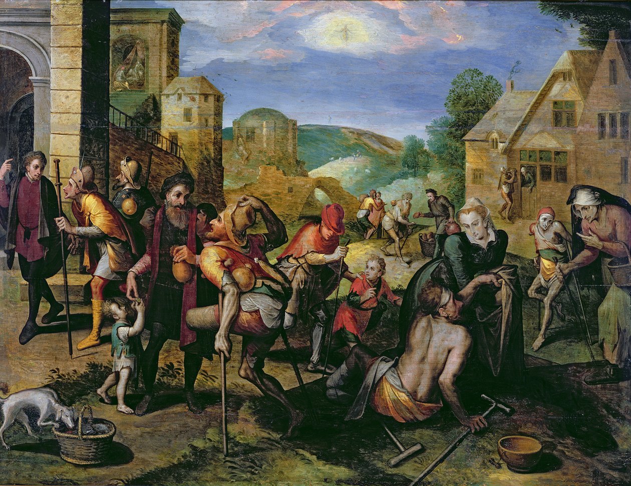 The Works of Mercy swed av Master of the Prodigal Son