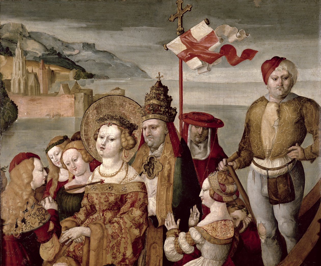 Legenden om St. Ursula, ca 1530 av Master of the Thalheimer Altarpiece
