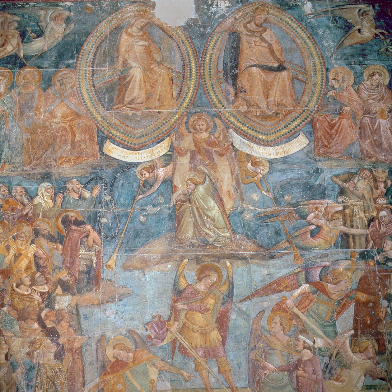 O le Faamasinoga Mulimuli, c.1360-80 swed av Master of the Triumph of Death