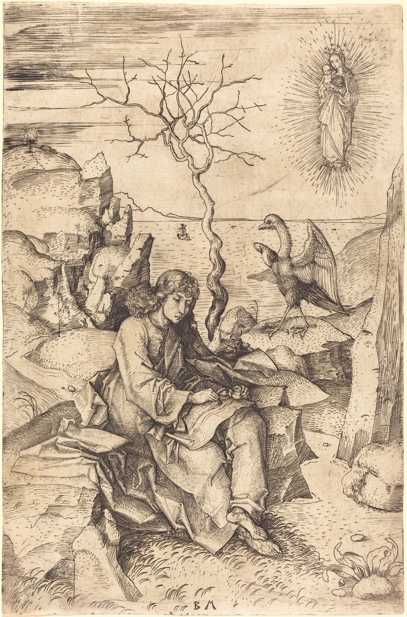 Sankt Johannes på Patmos av Master BM
