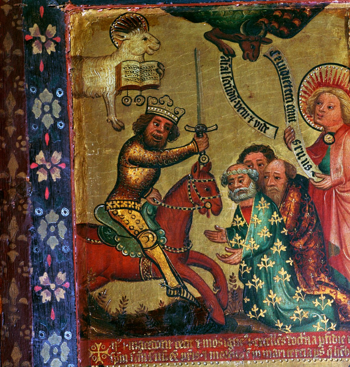 Målning som visar St Peter och St Pauls martyrskap, 1300-talet av Master Bertram of Hamburg