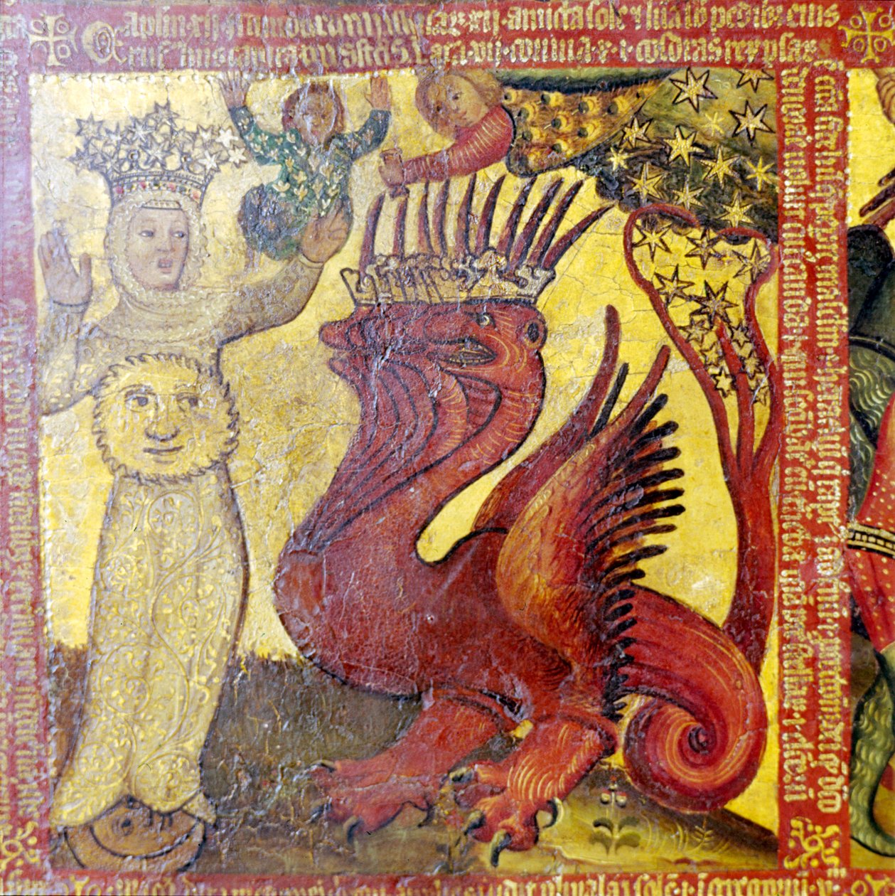 Kvinnan klädd med solen, 1300-1400-talet av Master Bertram of Hamburg