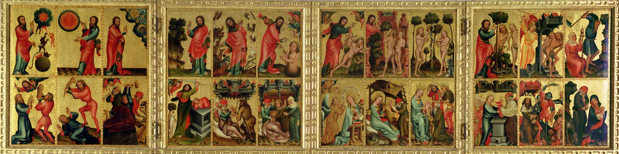 Högaltaret i Peterskyrkan i Hamburg, Grabower-altaret (tempera på tavla) av Master Bertram of Minden